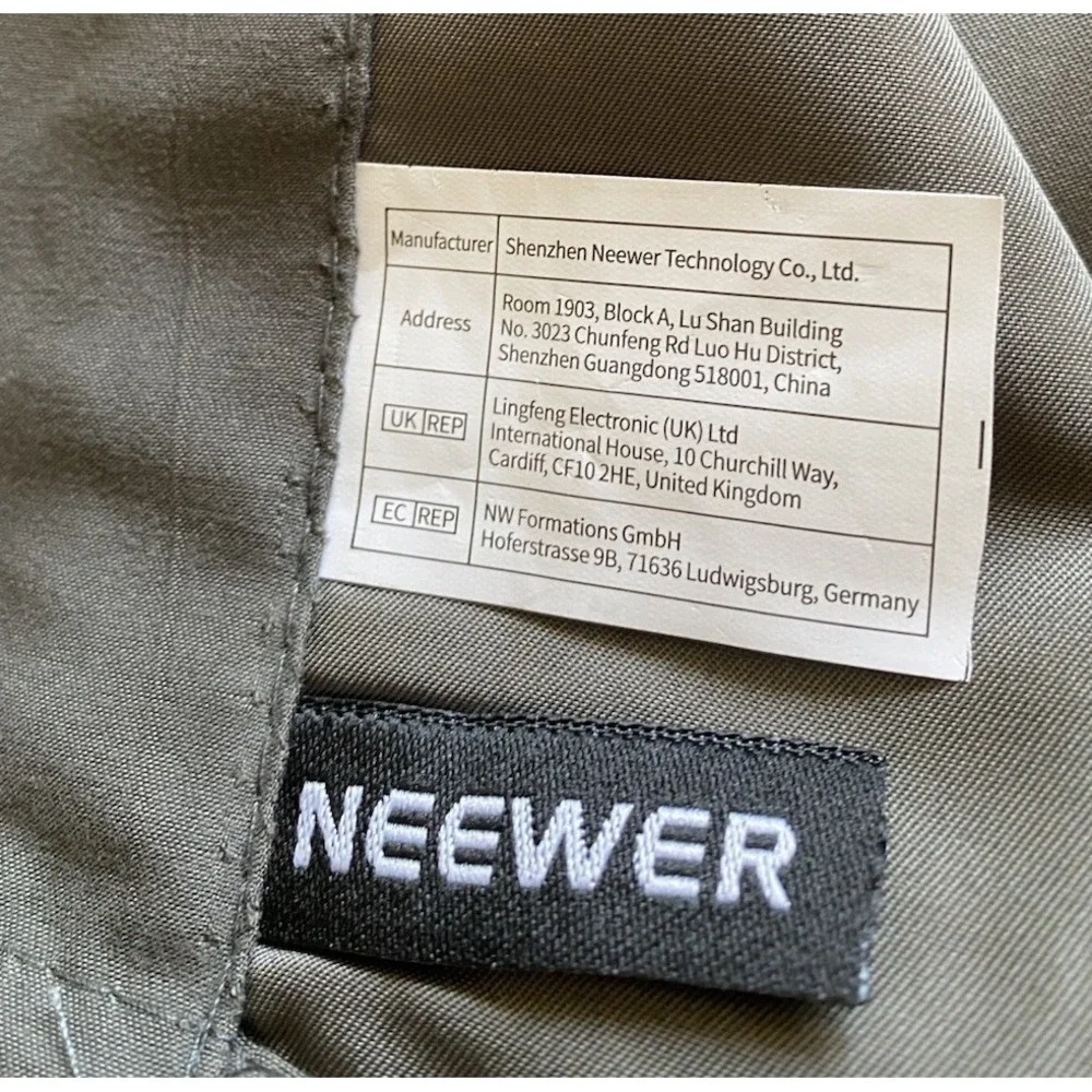 Neewer 6 x 9ft Photo Studio 100% Pure Polyester Collapsible Backdrop Grey